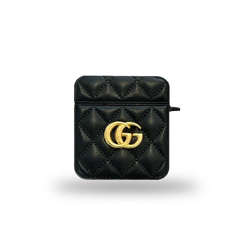 Luxe GG AirPods Cases Black-LGB240424