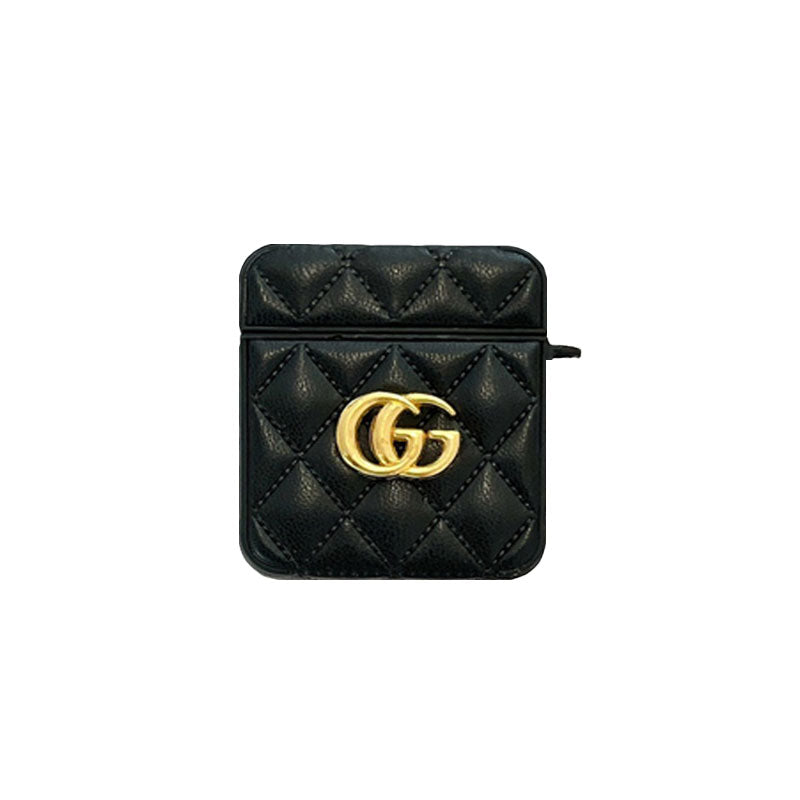 Luxe GG AirPods Cases Black-LGB240424