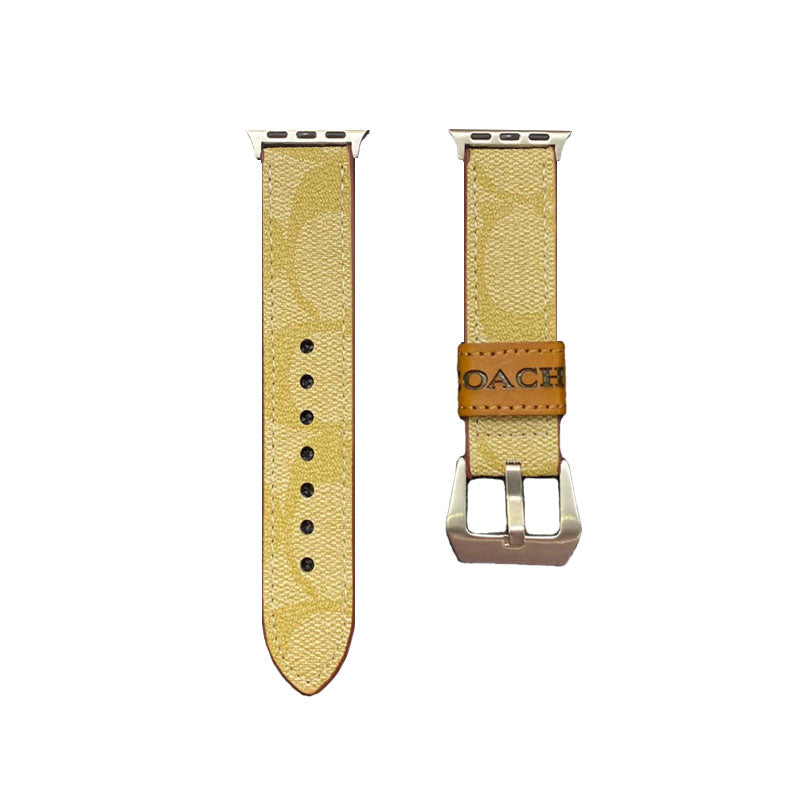 Lädercoach Apple Watch Band Light Brown-Yhk244221710