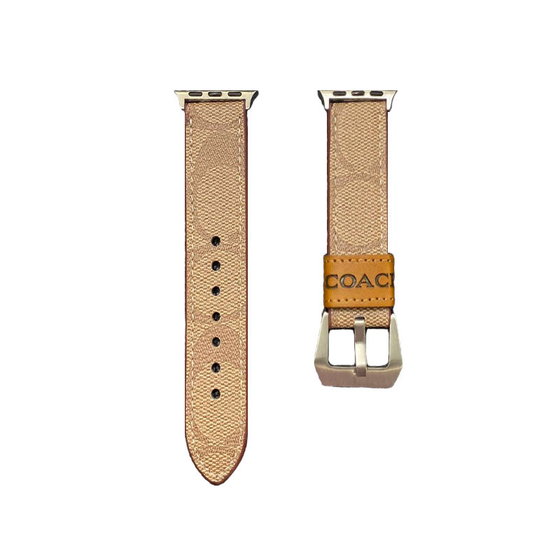 مدرب جلدي Apple Watch Band Light Brown-YHK244221710