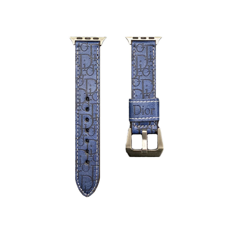 Læder CD Apple Watch Band Gray-YHK240509