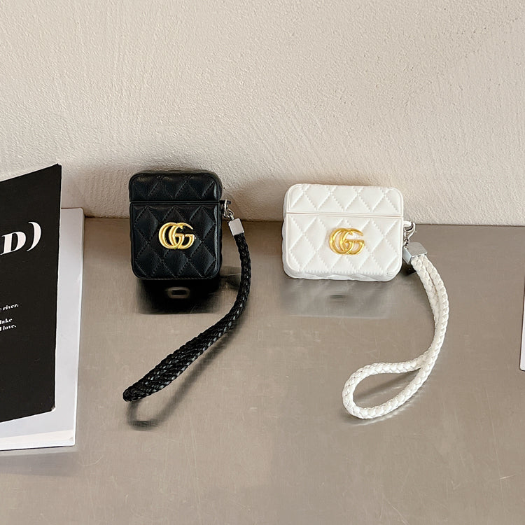 Luxe GG AirPods Cases Black-LGB240424