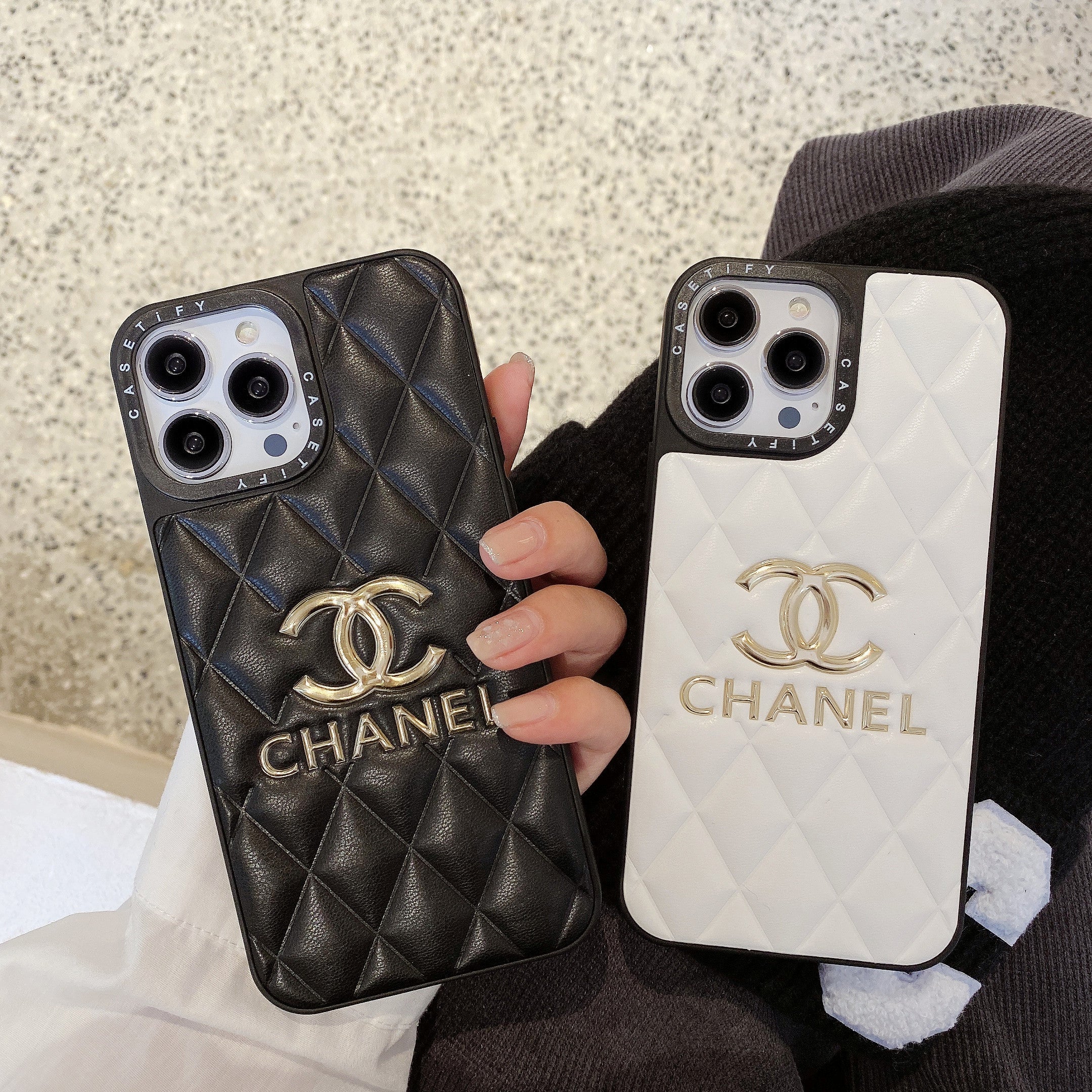 Luxe lederen iPhone -hoesje | Glans