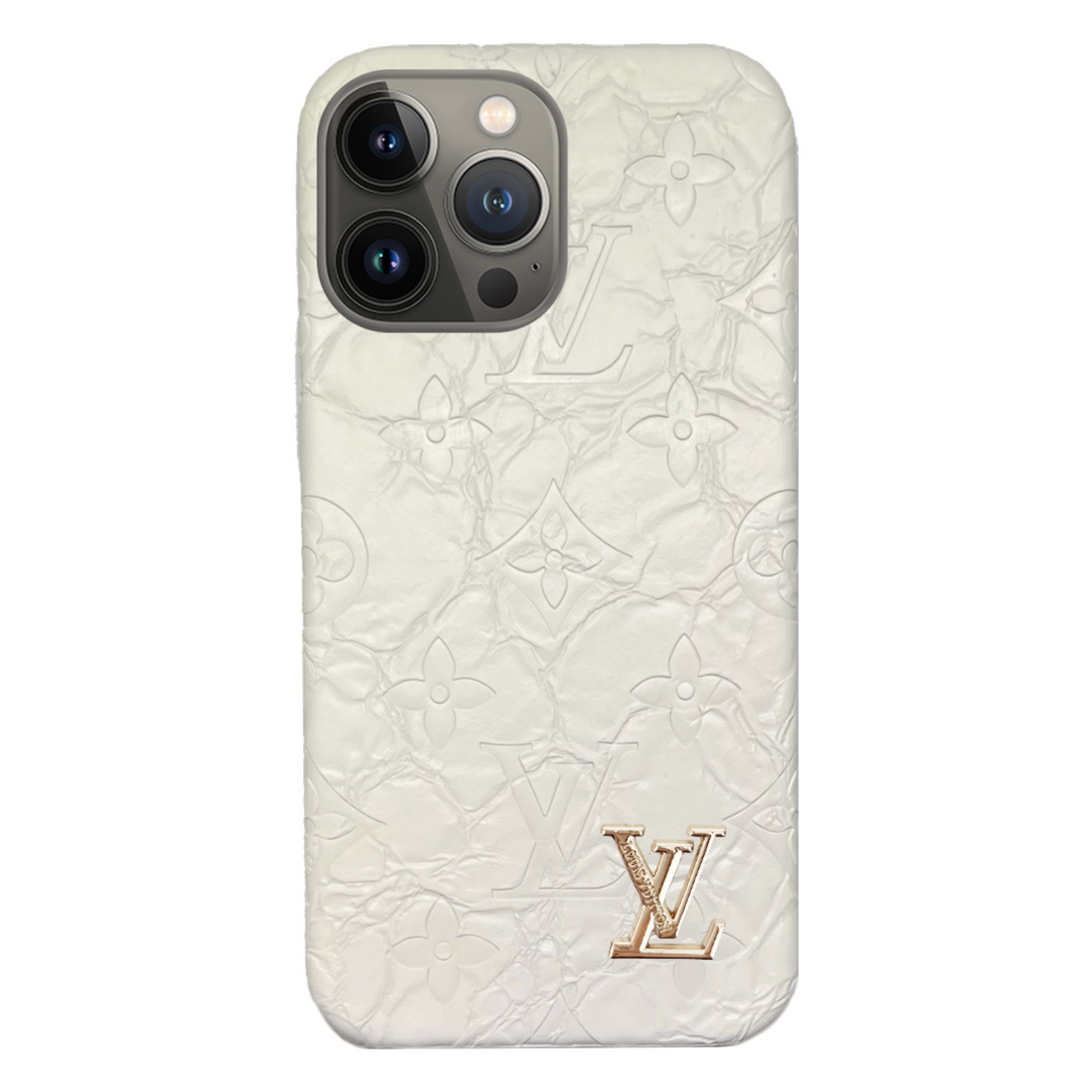 'lv'ハンマーエフェクトiPhoneケース|輝く