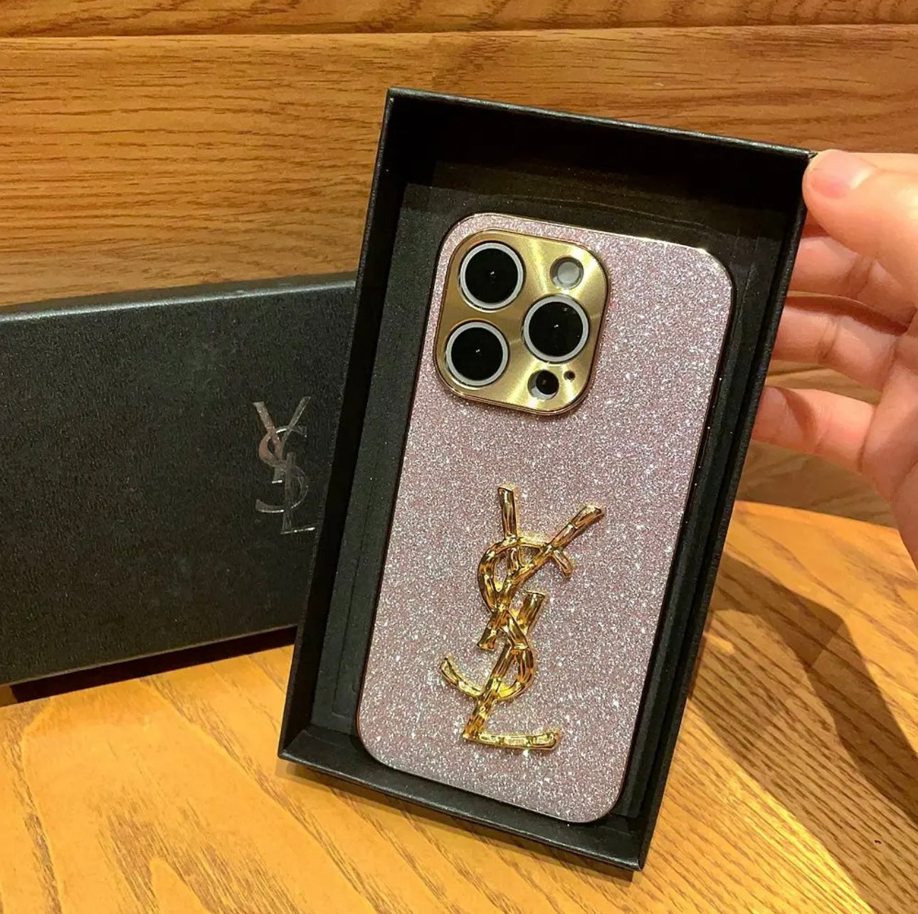 YSL X Mono iPhone Case (met doos) | Glans