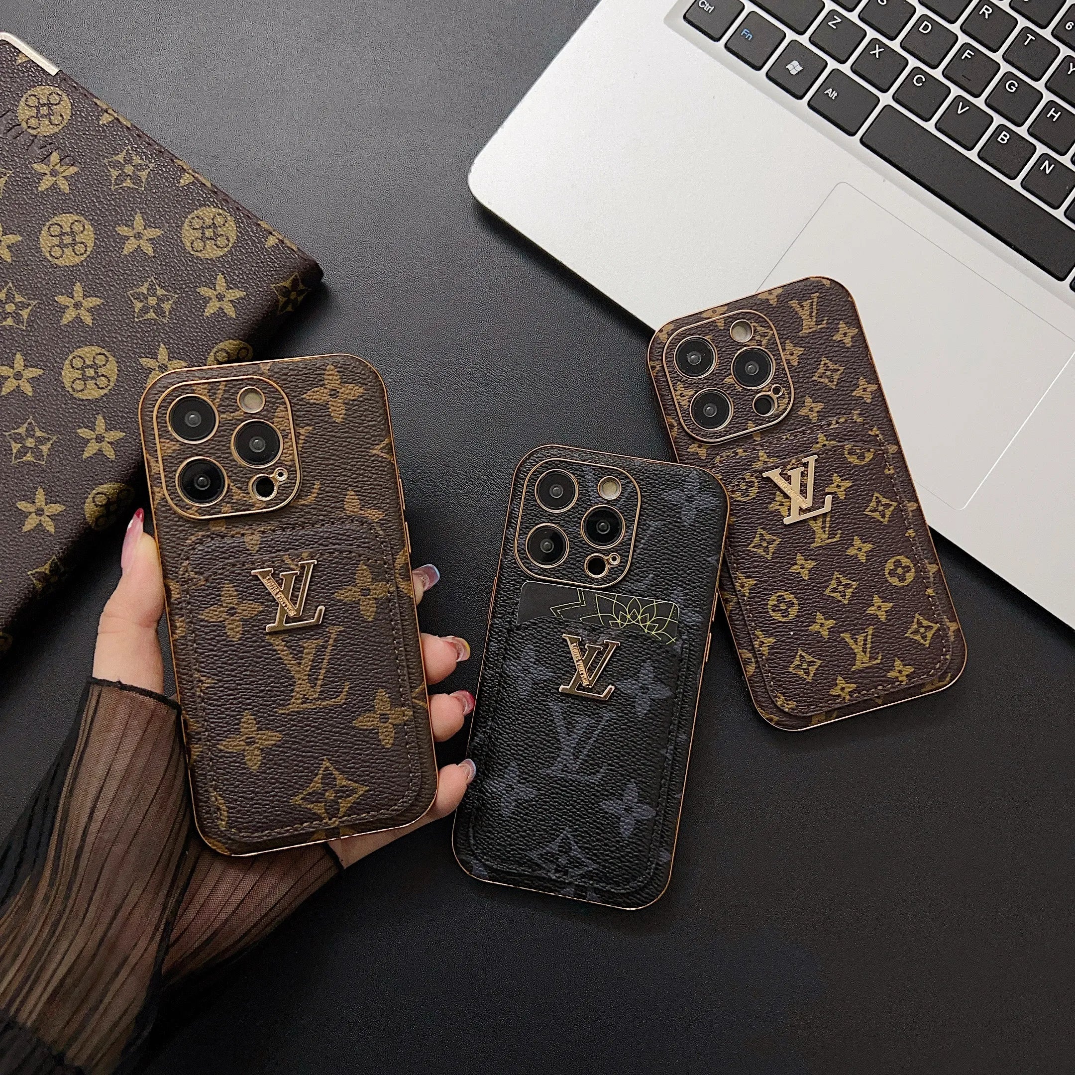 Klassiek LV iPhone -hoesje | Glans