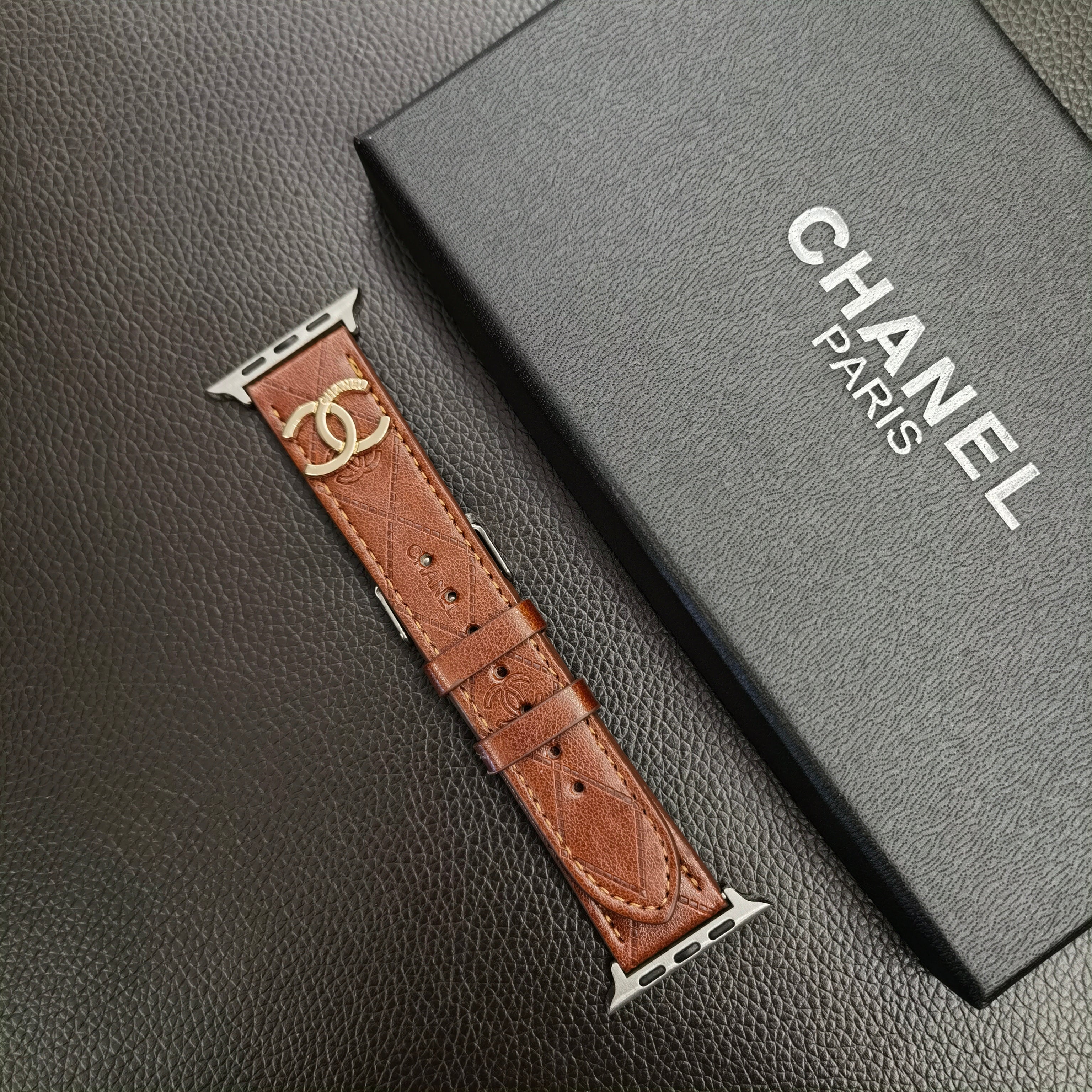 الفاخرة CC Apple Watch Band Brown-YHK2405059