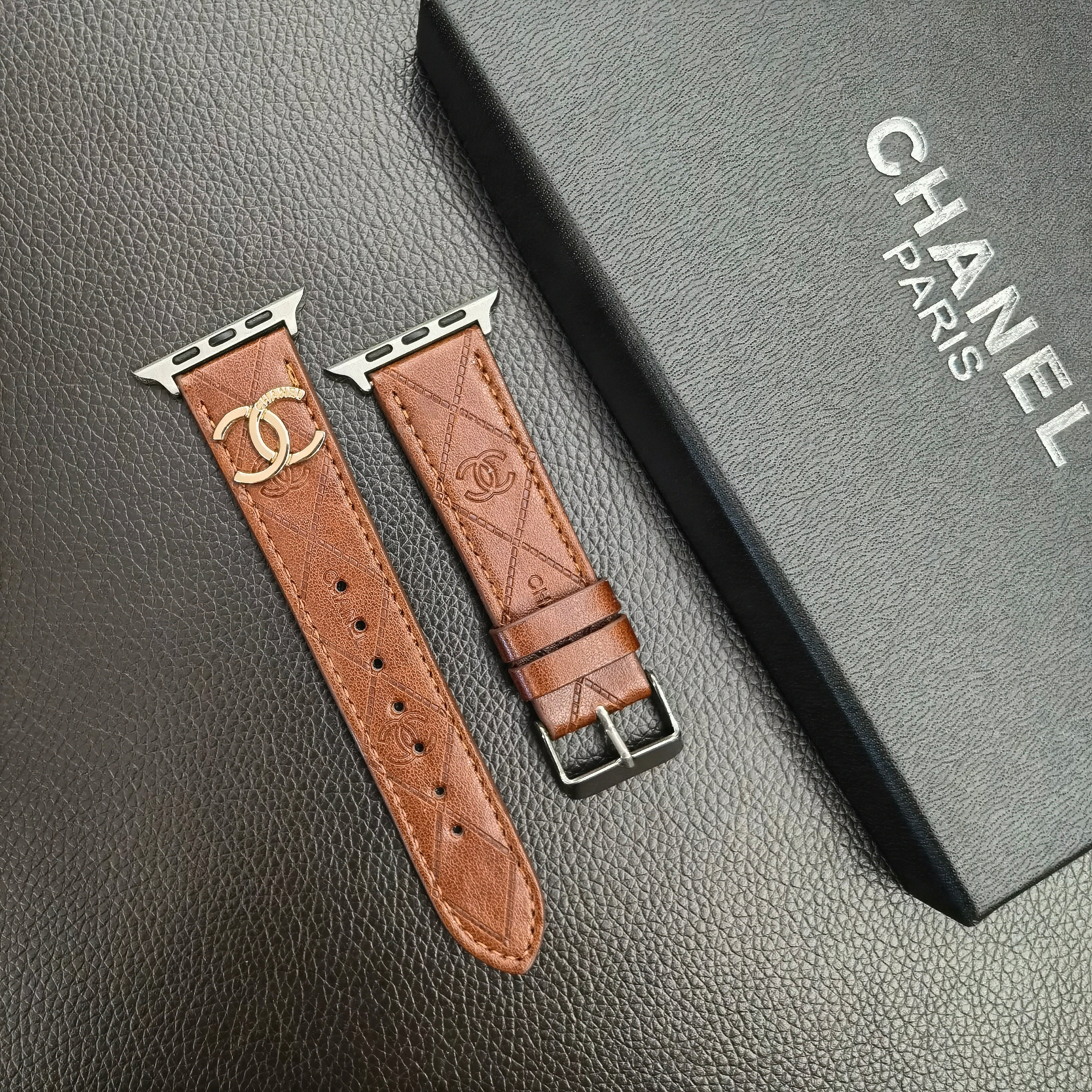 الفاخرة CC Apple Watch Band Brown-YHK2405059