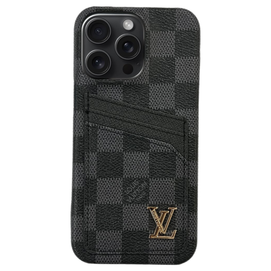 LV Blk Chessboard Pocket | Shine