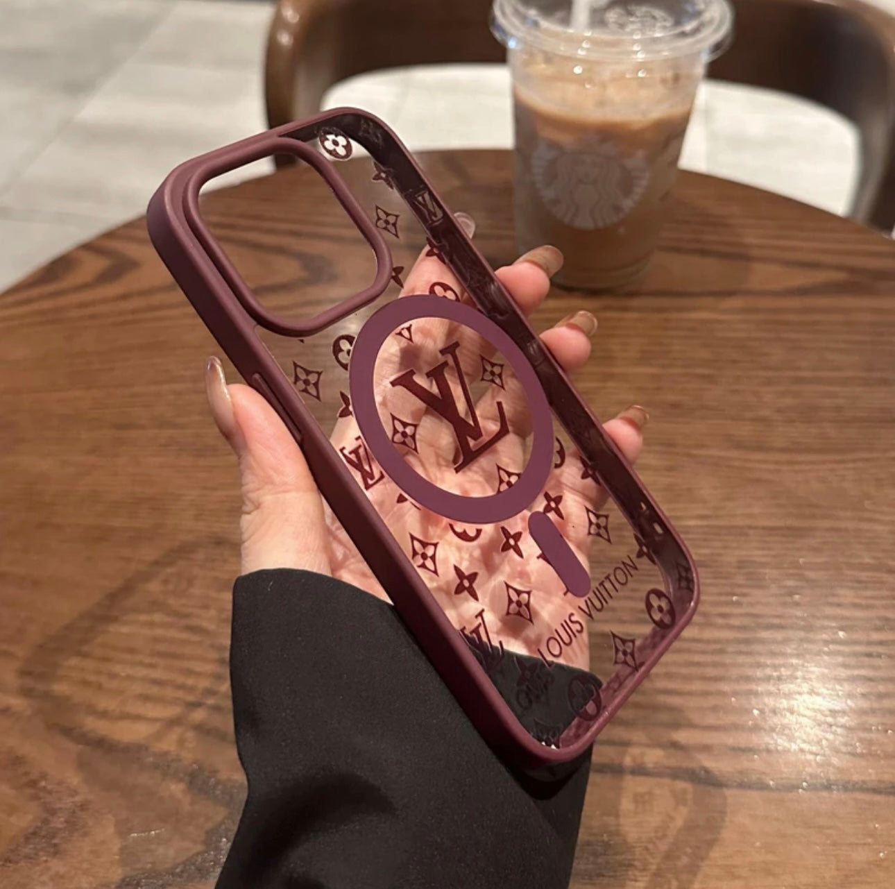 Ny LV Shine X Mono iPhone -sag (magnetisk attraktion)