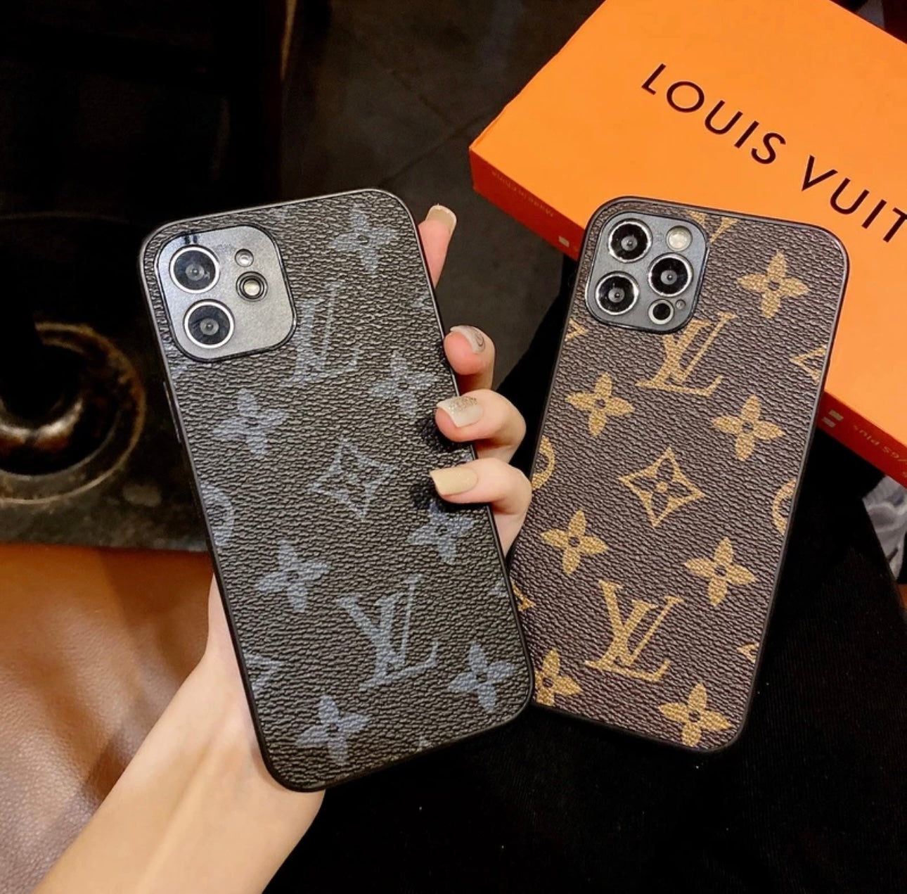 新しいLV Shine x Mono iPhoneケース（ボックス付き）