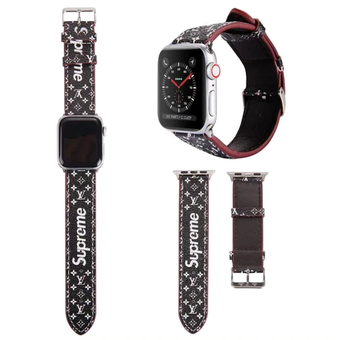 "LV" X Sup Leather Watch Bands