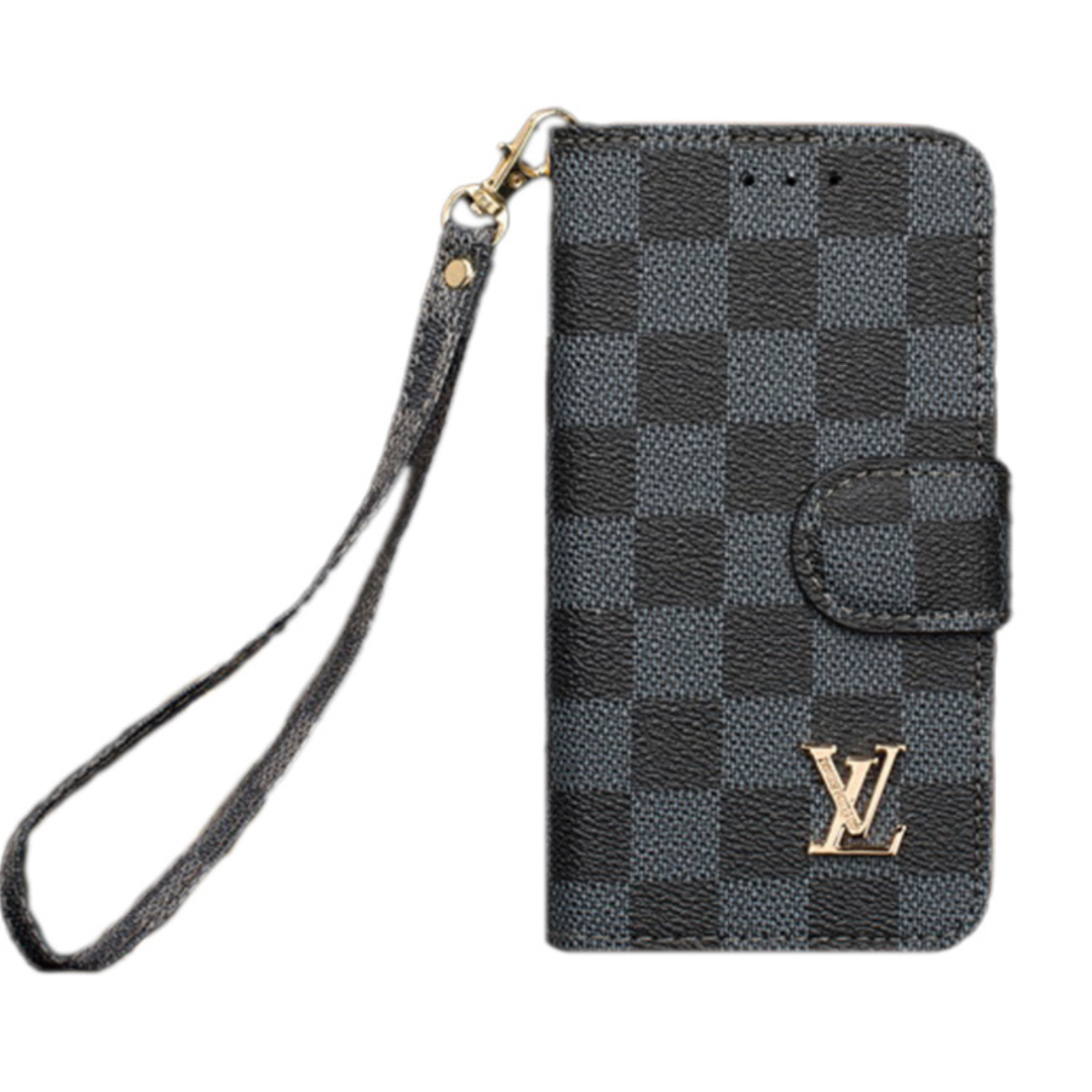 'lv'チェスボードウォレット|輝く